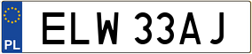 Truck License Plate